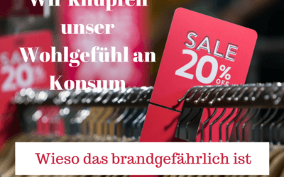 Wir knüpfen unser Wohlgefühl an Konsum – wieso das brandgefährlich ist
