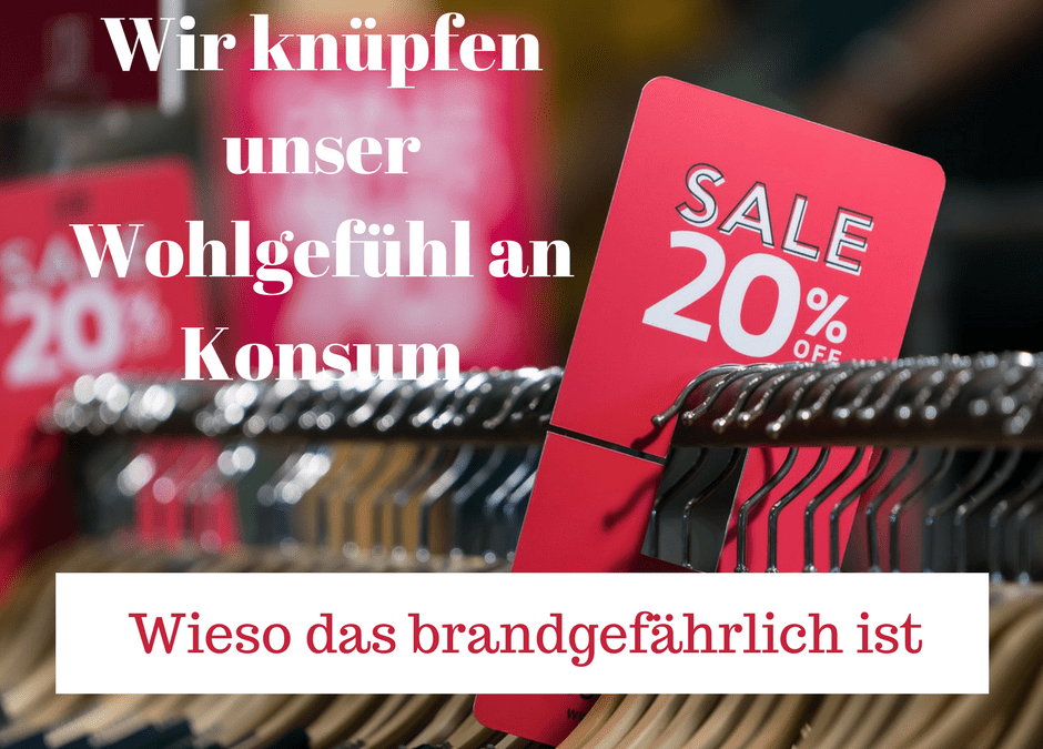 Wir knüpfen unser Wohlgefühl an Konsum – wieso das brandgefährlich ist